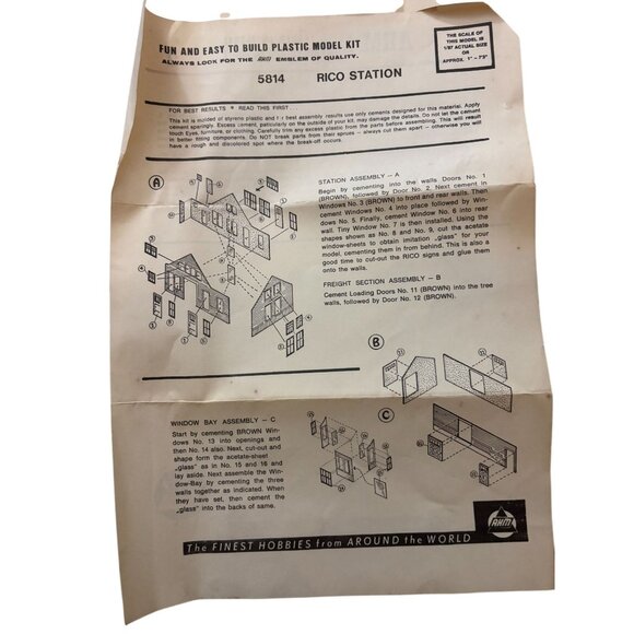 Vintage Kibri 8502 Western Saloon Model Kit Holiday Family Craft - Picture 7 of 10